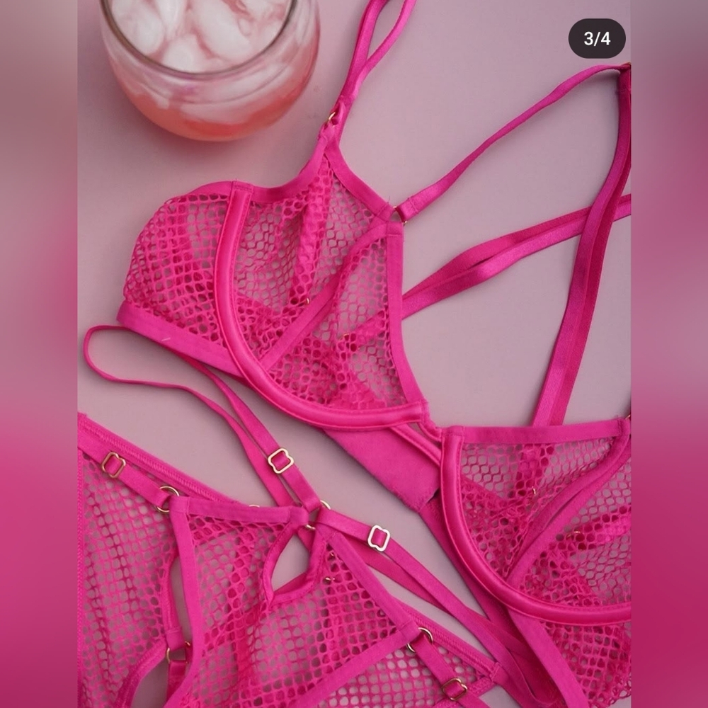 Sexy Victoria's Secret Fishnet lingerie XXL